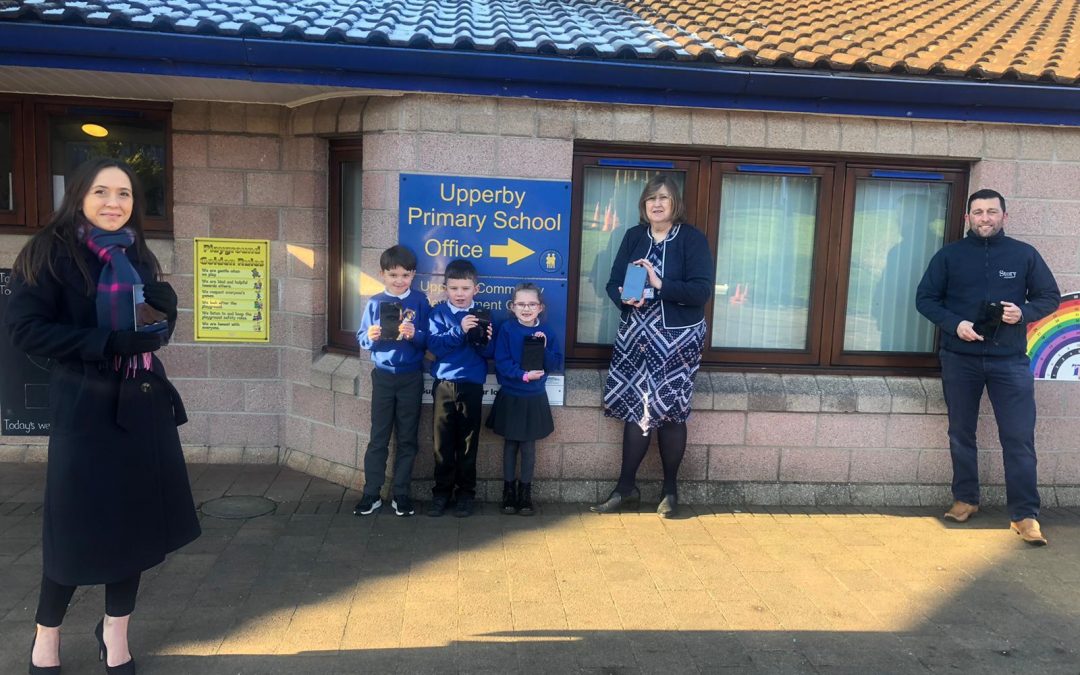 Story Homes Donates Tablets to Local Primary School
